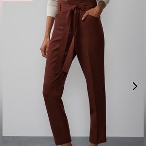 New York & Company High Rise Cinched Waist Pant Size 14